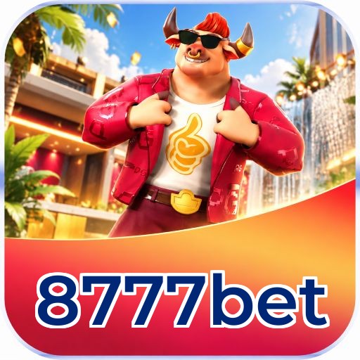 Interface da plataforma 8777bet mostrando slots populares e bônus de boas-vindas